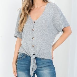 #18 Heather Gray Top